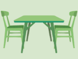 Tables
                  & chairs