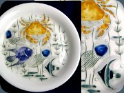 60's Arabia Crayfish
                          dinner plates by Anja Juurikkala Kaj Franck