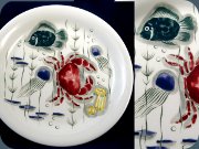 60's Arabia Crayfish
                          dinner plates by Anja Juurikkala Kaj Franck