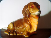 West German 60's long
                          hair dachshund perfume lamp probably by
                          Cortendorf