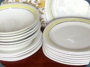 Gefle Tellus salad plates and soup plates
                          by Helmer Ringström