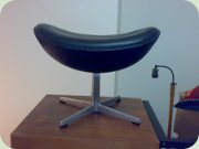 Egg foot stool by Arne
                          Jacobsen, Fritz Hansen