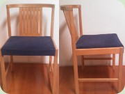 Swedish oak dining
                          chairs, Bertil Fridhagen, Bodafors