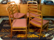 Bodafors Reno Swedish
                          50's 60's oak chairs by Bertil Fridhagen