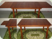 Large dining table
                          with 2 leaves