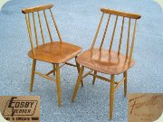 Two Fanett chairs by
                          Ilmari Tapiovaara, Edsbyverken Edsbyn 1960