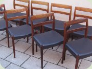 Troeds Garmi rosewood
                          dining chairs, 50's or 60's Swedish design by
                          Nils Jonsson
