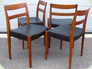 Troeds Garmi 4
                          rosewood dining chairs by Nils Jonsson