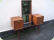 50's or 60's teak
                          dresser with mirror