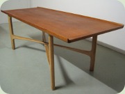 Swedish 60's teak
                          & oak coffee table, Bodafors Folke Ohlsson
                          1961