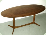 Swedish 50's iconic
                          coffee table, Plommonet by Kerstin Hörlin
                          Holmqvist Nk Triva