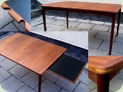 50's extending teak
                          coffee table
