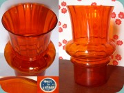 Orange vase by
                          Lindshammar