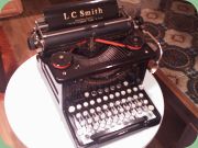 Late 1920's black typewriter LC Smith & Corona 8-10