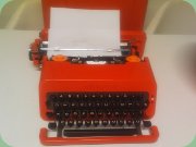 Olivetti Valentine red portable typewriter