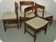 Set of 4 Swedish 60's
                          rosewood dining chairs by Troeds, Bjärnum