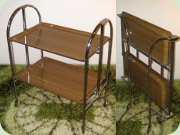 German 60's collapsible
                          serving trolley, Bremshey & Co