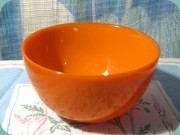 Orrefors Colora orange
                          small bowl, Sven Palmquist