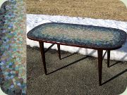 50's or 60's mosaic
                          coffee table