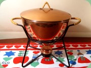 Copper pot for mulled wine, 60's design by Gunnar Ander Ystad Metall